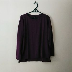 Pull over in merino wool